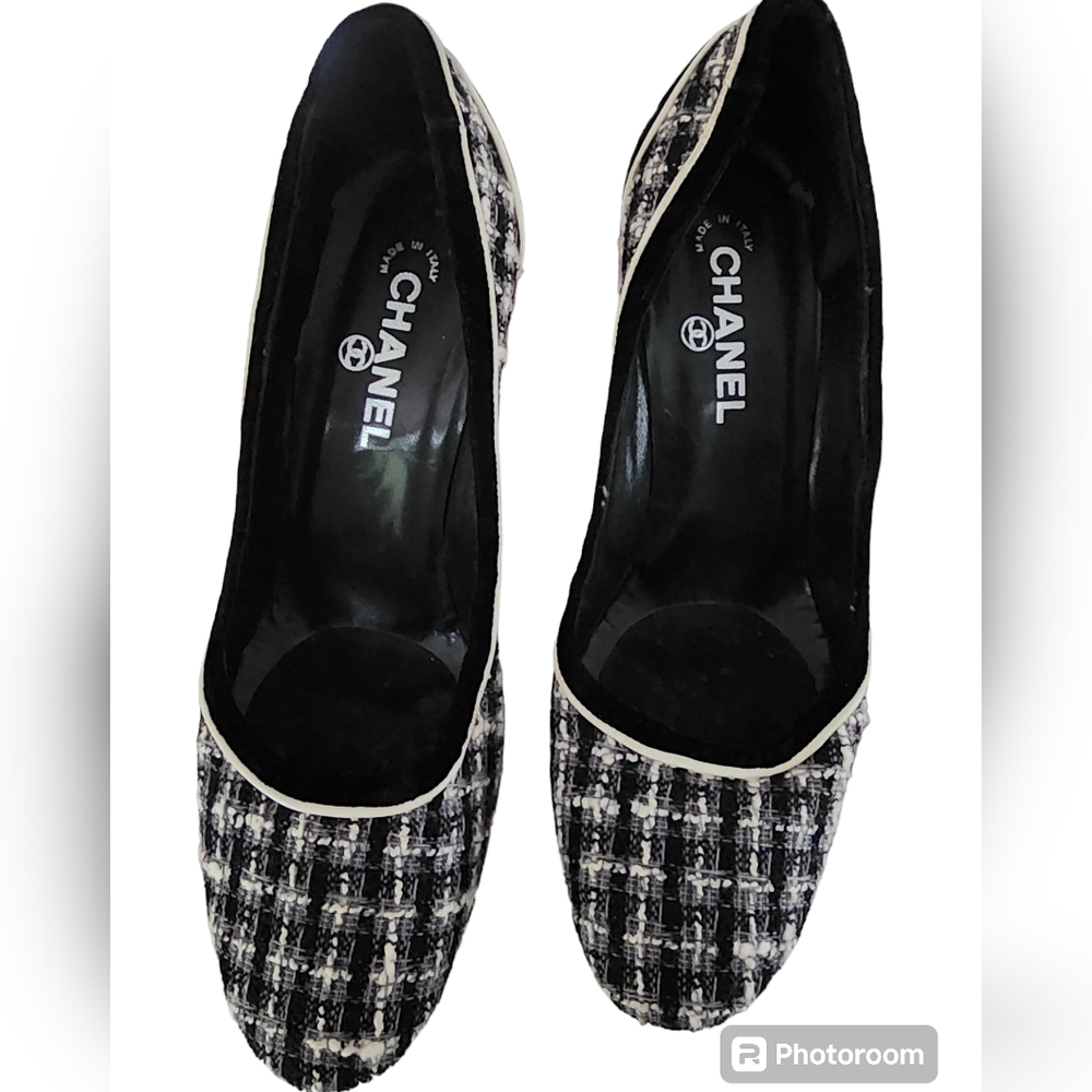Chanel Black & White Shoes